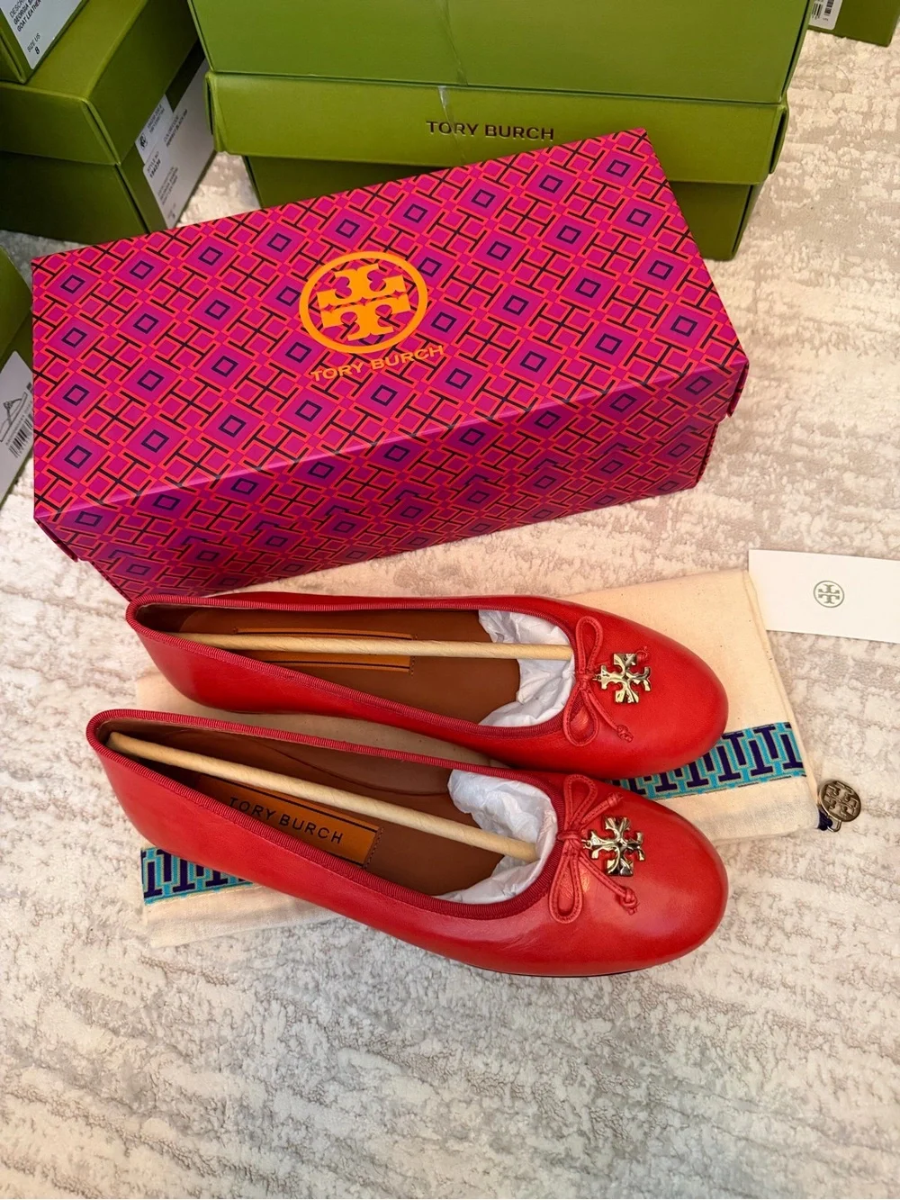 Tory Burch Tory Charm Ballet Flats
